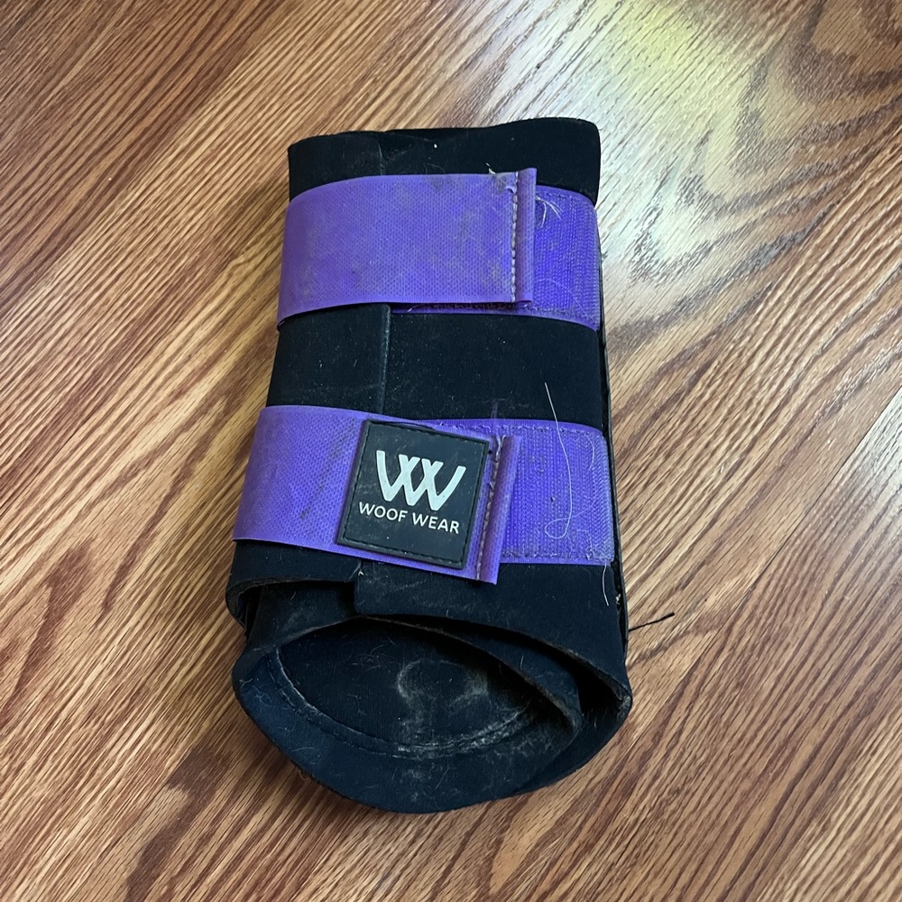 Large pair woof wear brushing boots